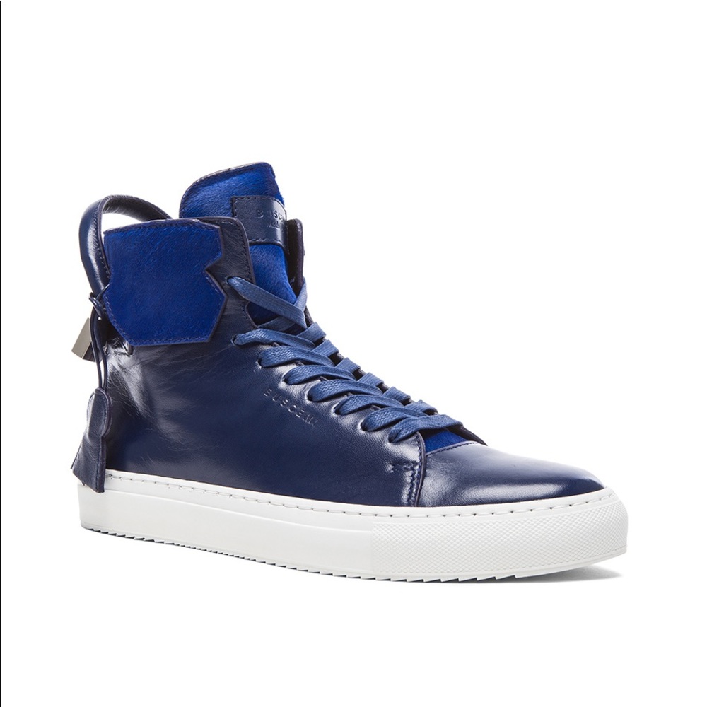 Buscemi Calf Hair Leather Sneakers